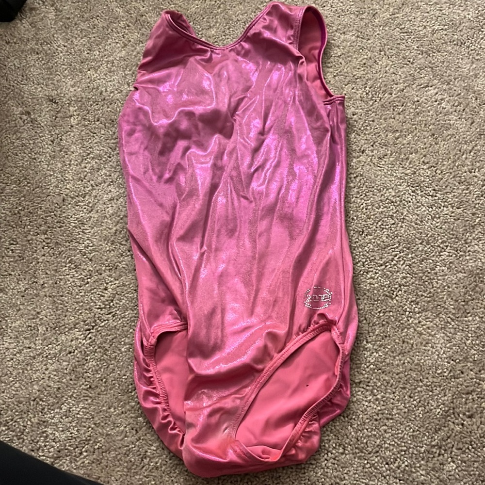 Adult medium Ombre gymnastics leotard